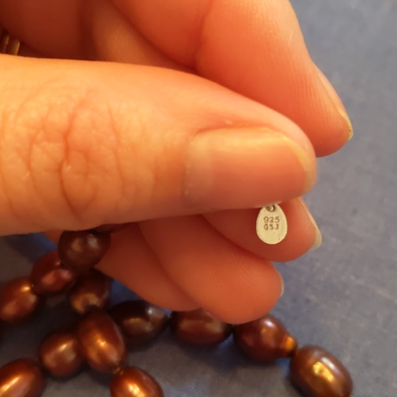 Potato Pearl necklace and bracelet - Picture 2 of 4